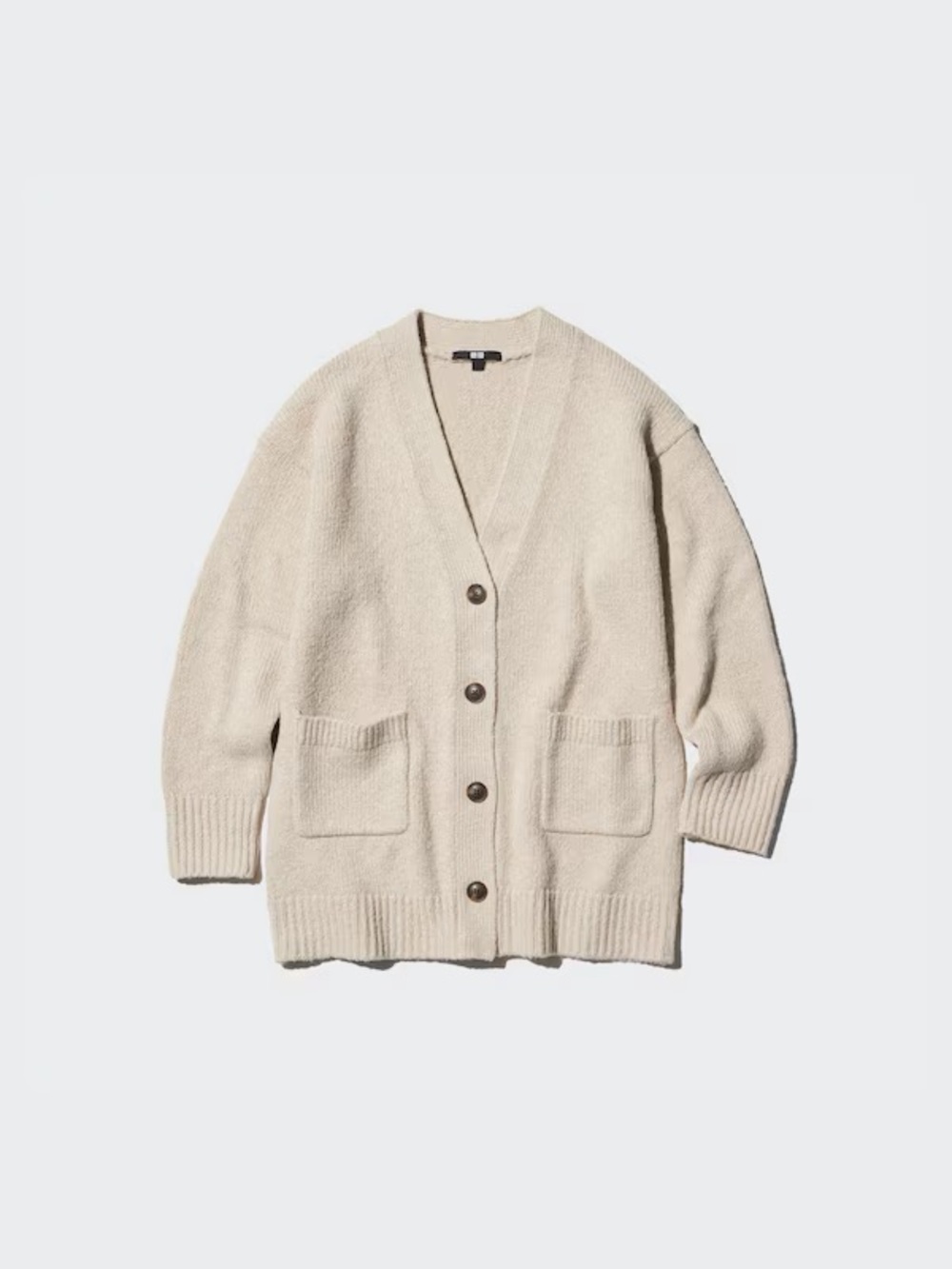 Cozy Cream Uniqlo Button-Front Cardigan